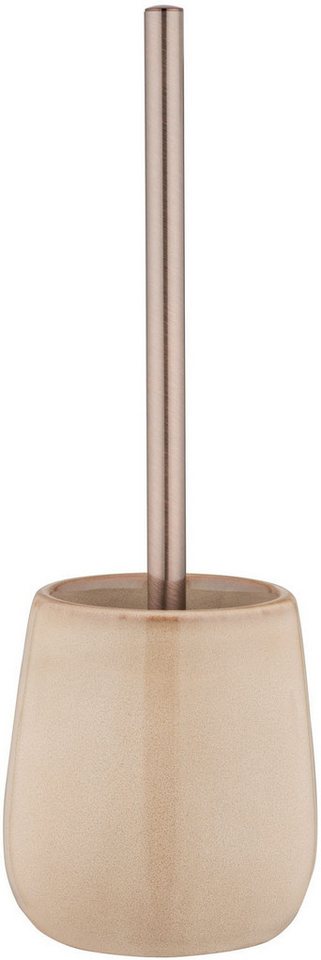 WENKO WC-Garnitur Sirmione, Keramik, individuelle Glasur, Toilettenbürste mit Kunststoffabdeckung – Bild 3 von 5