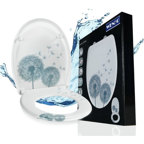WENKO WC-Sitz Astera, Duroplast, mit Absenkautomatik