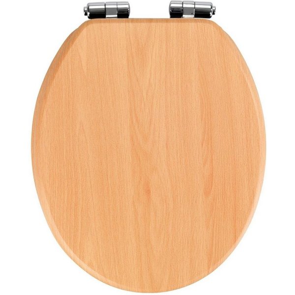 WENKO WC-Sitz Buche Natur