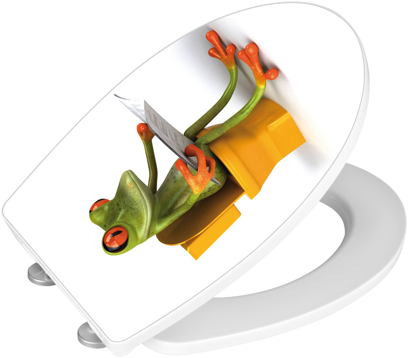 WENKO WC-Sitz Frog News, Mit Absenkautomatik – Bild 3 von 5