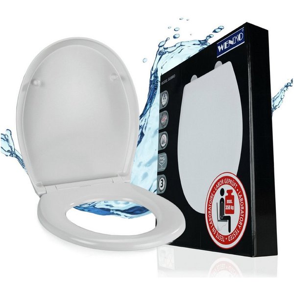 WENKO WC-Sitz Gubbio, Duroplast, mit Absenkautomatik