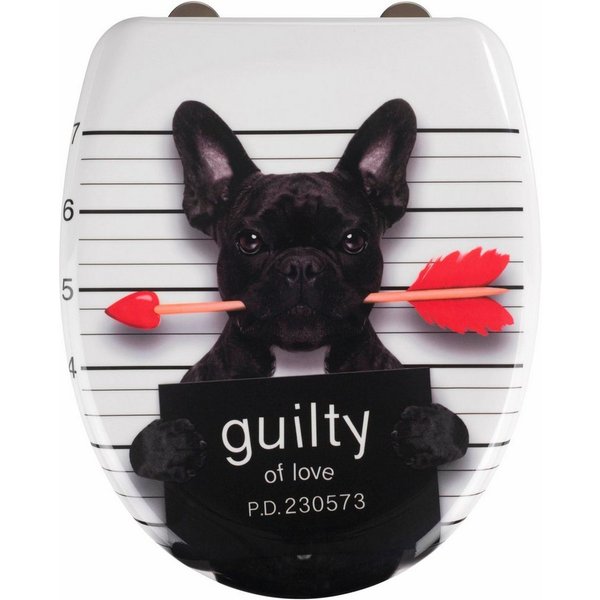 WENKO WC-Sitz Guilty Dog