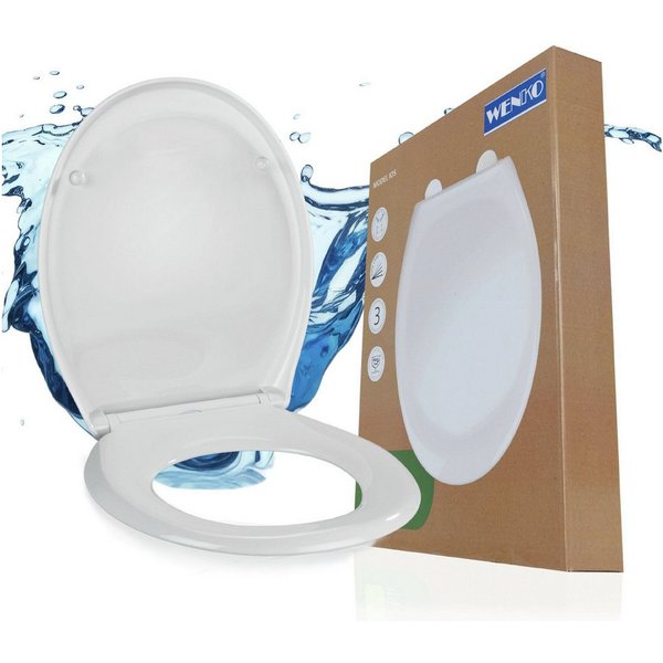 WENKO WC-Sitz Ios, aus Thermoplast, recyclingfähig, bruchstabil