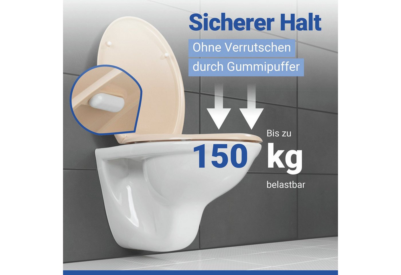 WENKO WC-Sitz Ottana, Mit Absenkautomatik – Bild 2 von 5