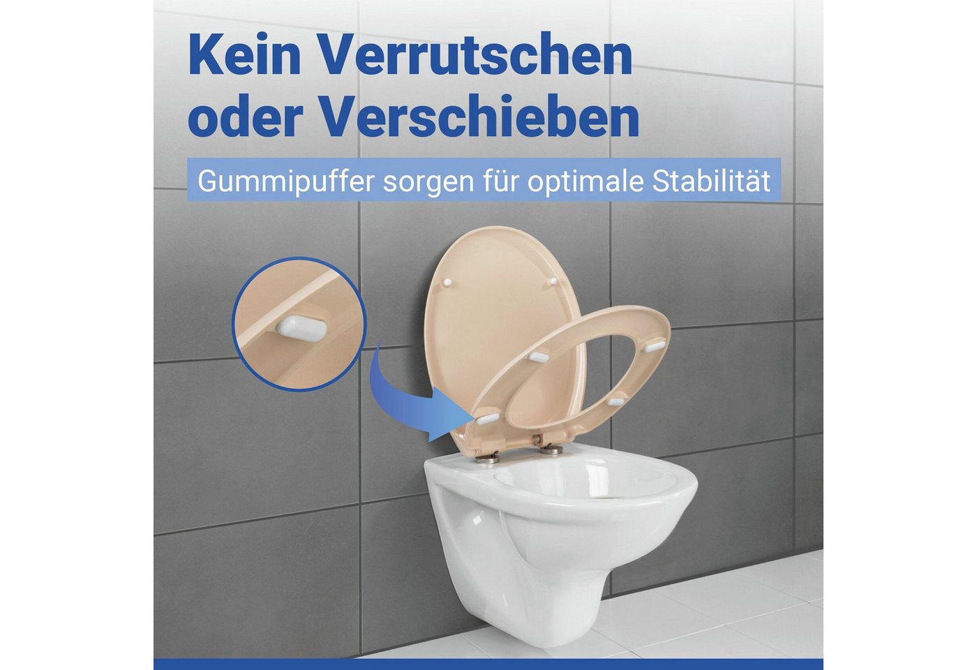 WENKO WC-Sitz Ottana, Mit Absenkautomatik – Bild 4 von 5