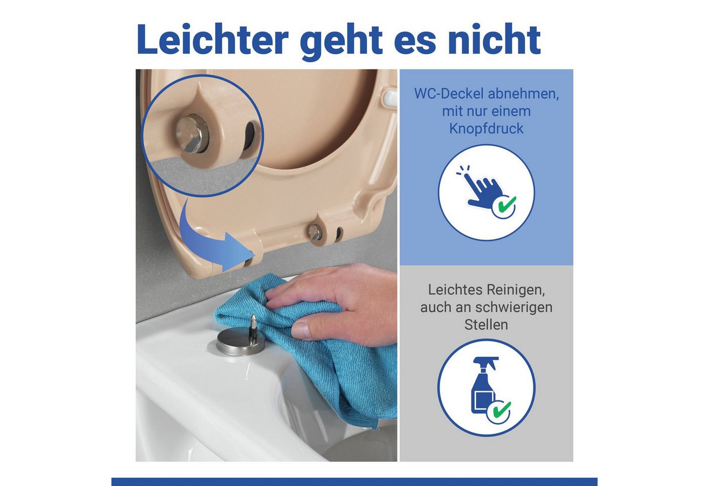 WENKO WC-Sitz Ottana, Mit Absenkautomatik – Bild 5 von 5