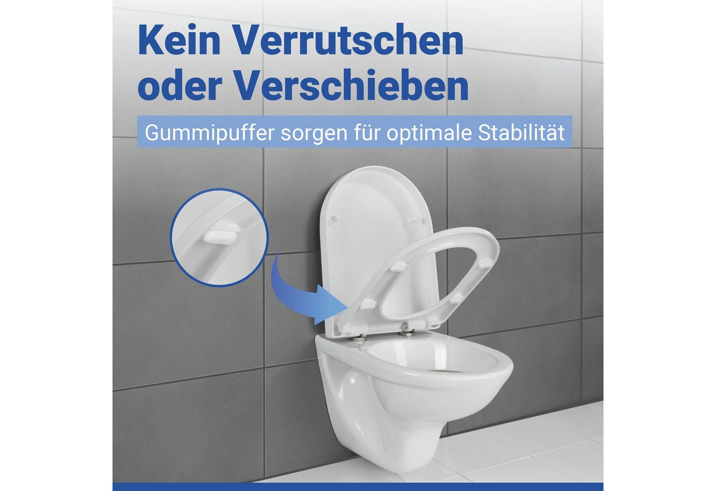WENKO WC-Sitz Palma, Mit Absenkautomatik – Bild 4 von 5