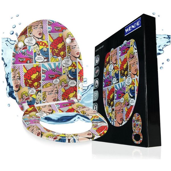 WENKO WC-Sitz Pop-Art