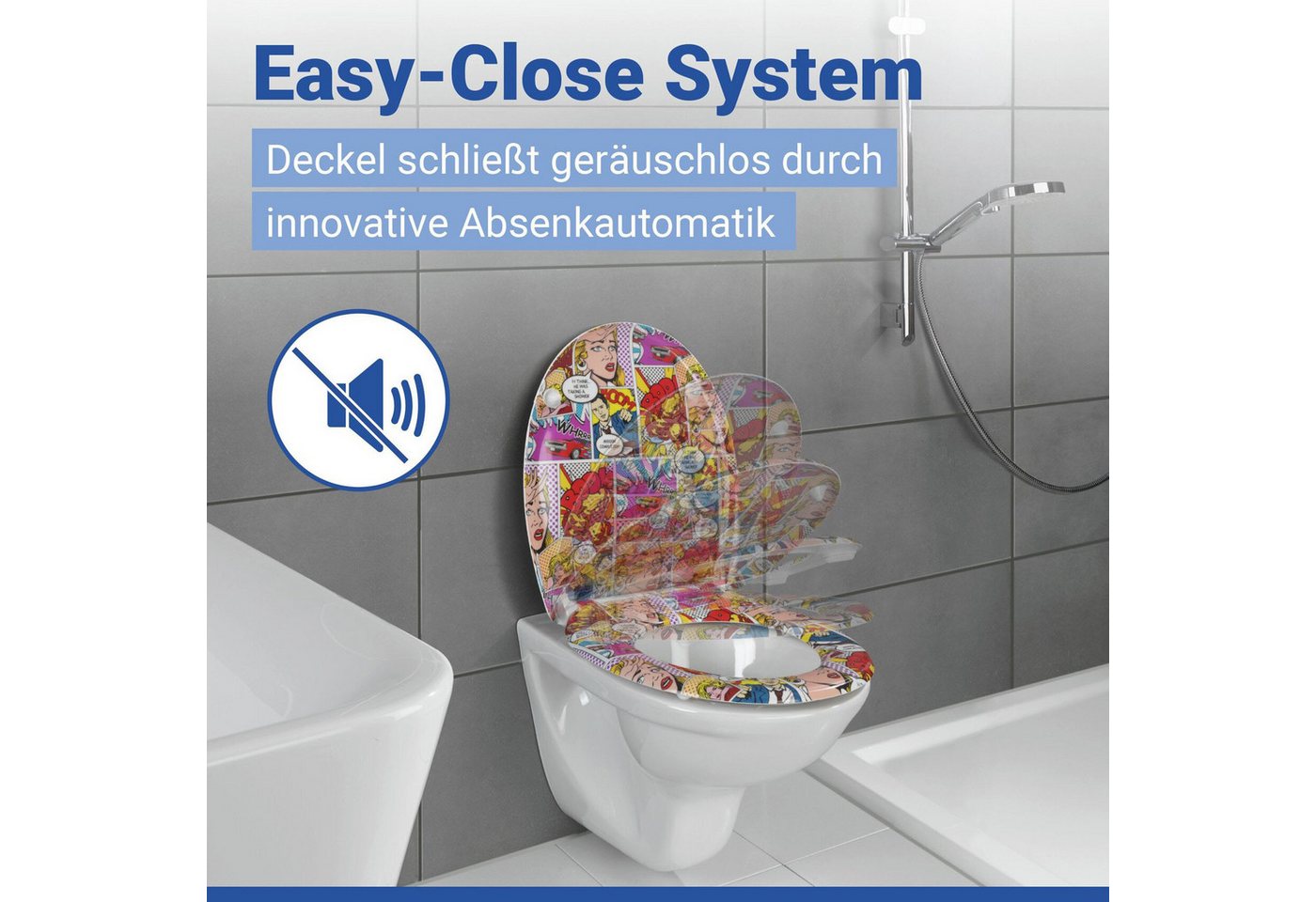 WENKO WC-Sitz Pop-Art – Bild 3 von 5