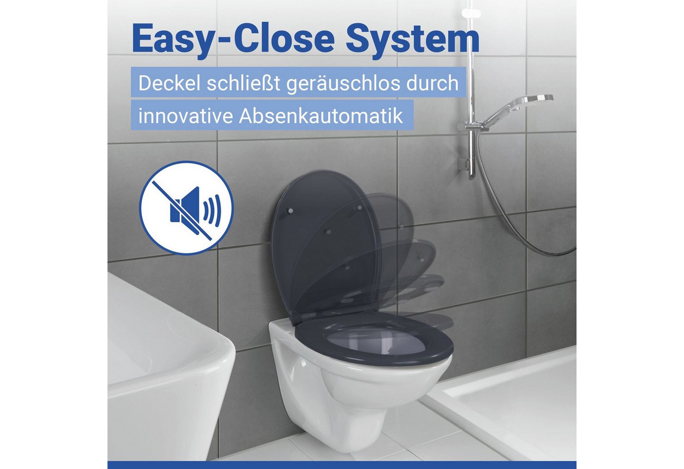 WENKO WC-Sitz Samos, Mit Absenkautomatik – Bild 3 von 5