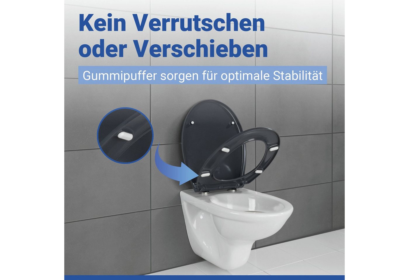 WENKO WC-Sitz Samos, Mit Absenkautomatik – Bild 4 von 5
