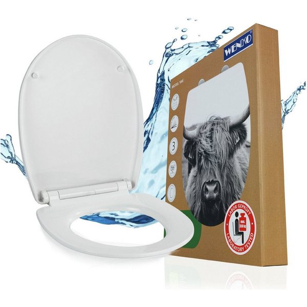 WENKO WC-Sitz Yak, mit Softclose, aus Thermoplast