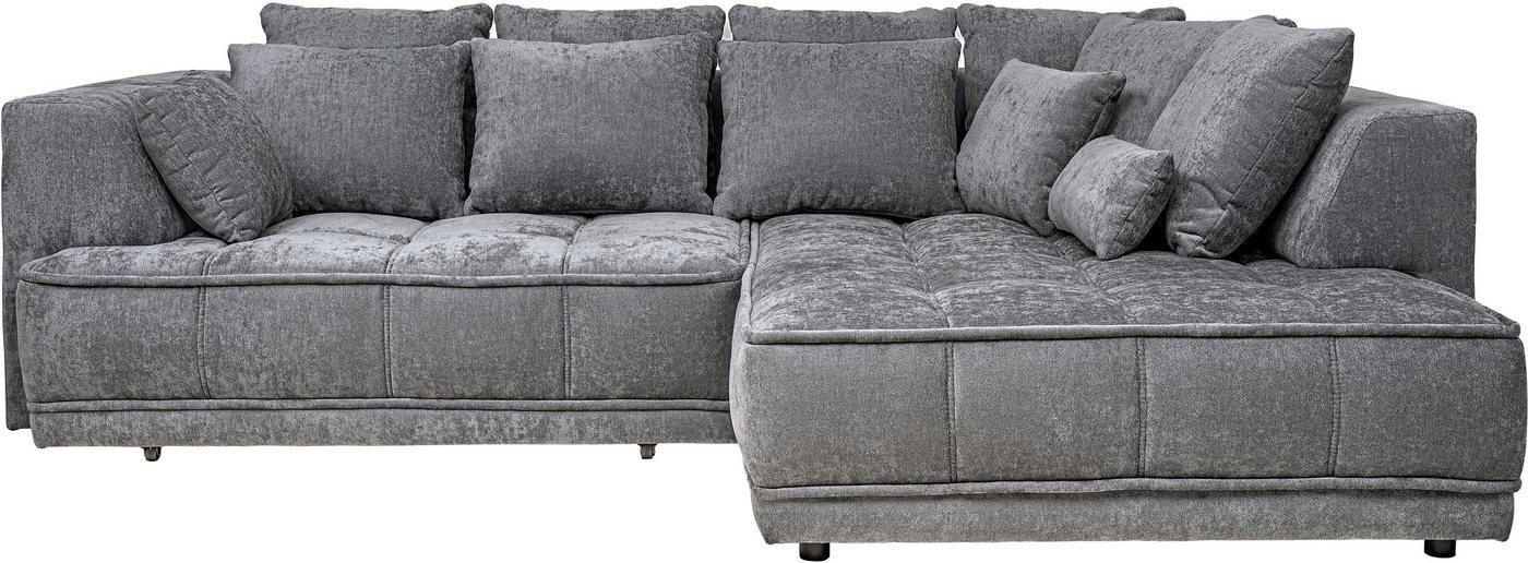 WERK2 Ecksofa Tiga 207 x 286 cm modern & bequem, elektrisch verstellbare Sitztiefe, Struktur weich, L-Form, elektrische Sitztiefenverstellung – Bild 2 von 5