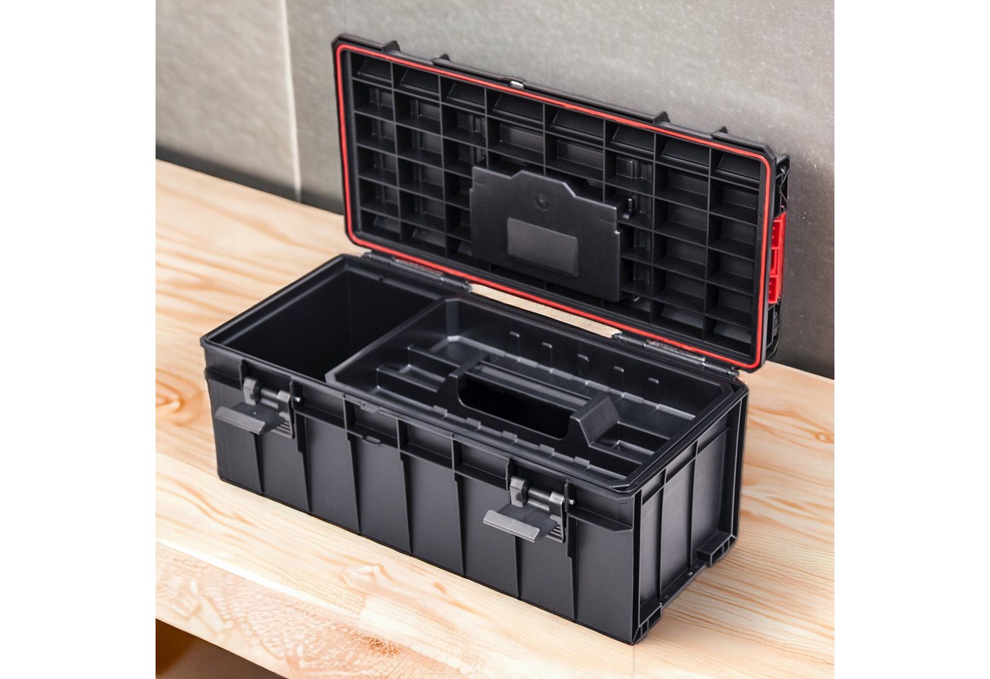 QBRICK System Werkzeugkoffer Qbrick System PRO 600 Basic stapelbar 545 x 270 x 230 mm 22 l IP54 – Bild 5 von 5