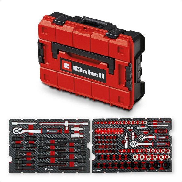 Einhell Werkzeugset Original Einhell Werkzeugkoffer KFZ E-Case 121-tlg. (KFZ-Profi, Impact, (121-tlg), Original Einhell Werkzeugkoffer KFZ E-Case 121-tlg. (KFZ-