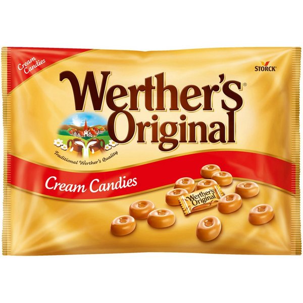 Werther's Süßigkeit, Werthers Original Sahnebonbons mit feinem Karamellgeschmack 1000g