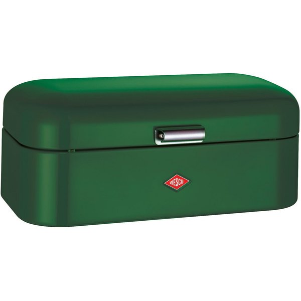 WESCO Brotkasten Grandy - Brotdose, Stahlblech, (1-tlg), Lüftungslöcher auf der Rückseite, Metallschaniere