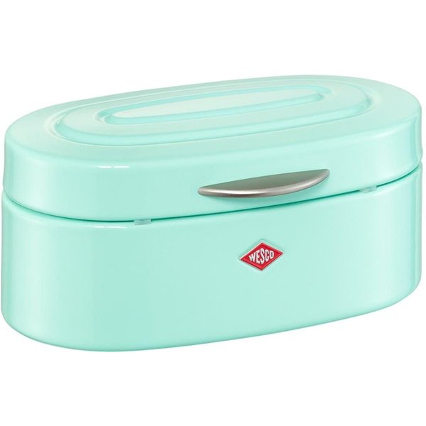 WESCO Brotkasten Mini Elly, Metall, Organizer Stahl kompakt – Mint