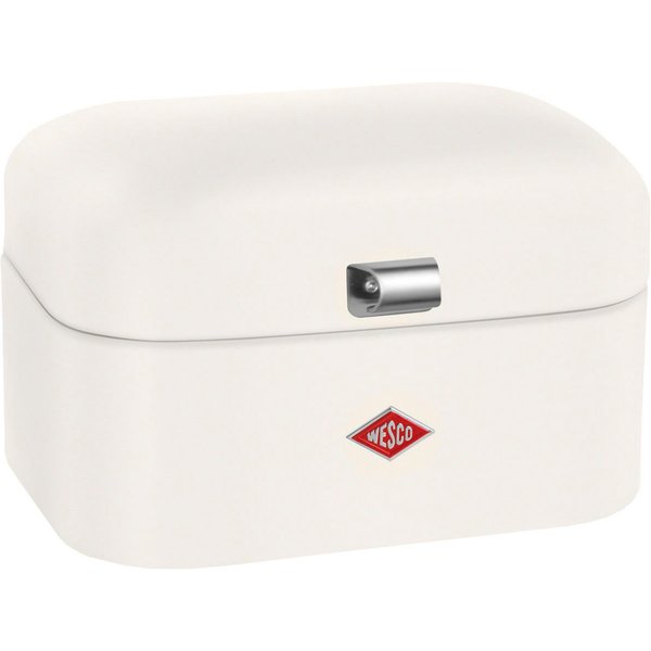 WESCO Brotkasten Single Grandy - Brotdose, Stahlblech, (1-tlg), Lüftungslöcher auf der Rückseite, Metallschaniere
