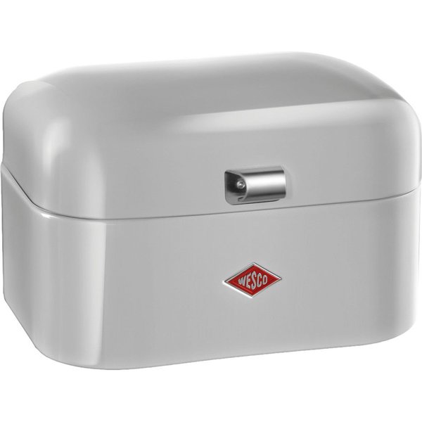 WESCO Brotkasten Single Grandy - Brotdose, Stahlblech, (1-tlg), Lüftungslöcher auf der Rückseite, Metallschaniere