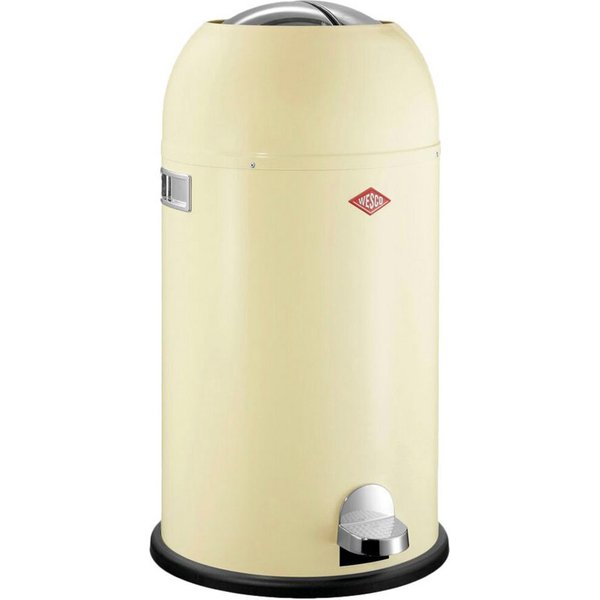 WESCO Mülleimer Kickmaster, Abfallsammler mit Dämpfer, 33 Liter