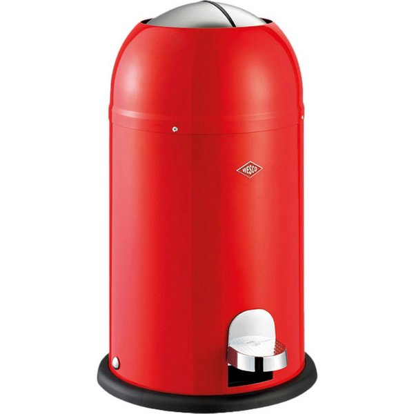 WESCO Mülleimer Kickmaster Junior, Abfallsammler mit Dämpfer, 12 Liter