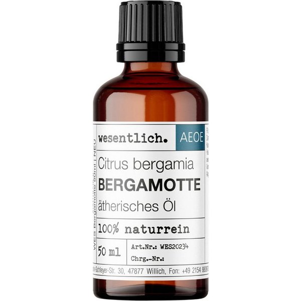 wesentlich. Duftöl Bergamotte 50ml - ätherisches Öl