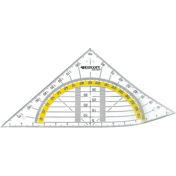 WESTCOTT Geodreieck, flexibel, 14 cm