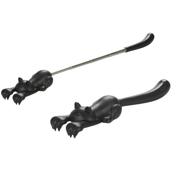 WestCraft Massagebürste Rückenkratzer Curious Cat - effektivster Cat Rückenkratzer & Kratzhand, 1-tlg., Wellness Rücken Kratzhilfe Lange helfende Hand bei Juckr