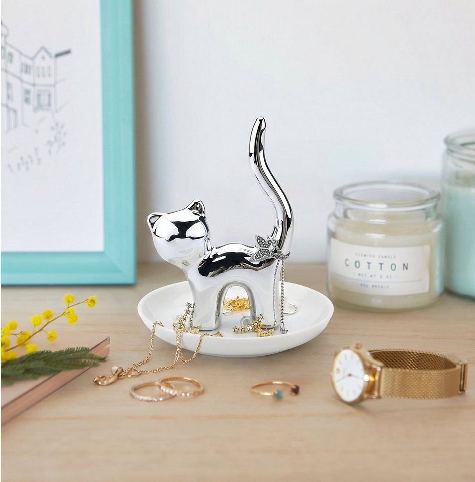 WestCraft Schmuckablage Ringhalter Schale Ablage Organizer für Ringe Schmuck, schöne Schmuck Halter für Beistelltisch Nachttisch – Bild 2 von 4