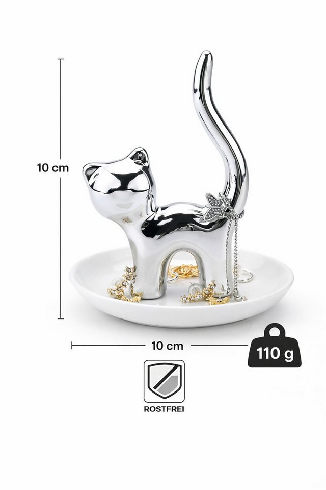 WestCraft Schmuckablage Ringhalter Schale Ablage Organizer für Ringe Schmuck, schöne Schmuck Halter für Beistelltisch Nachttisch – Bild 4 von 4