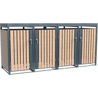WESTMANN Mülltonnenbox »Planta« (4 x 240 L)