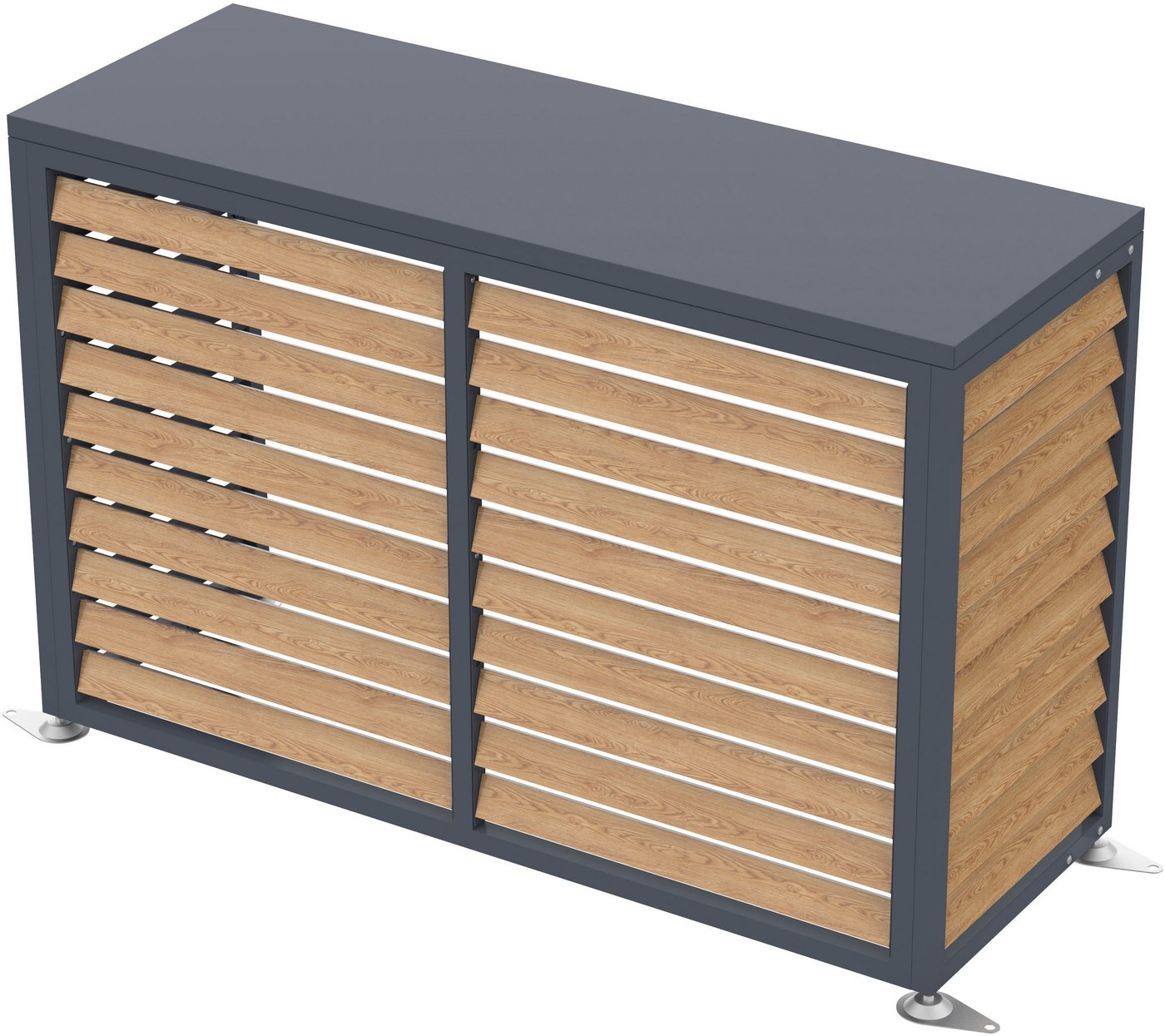 WESTMANN Wärmepumpen-Verkleidung Boxa M, 56x140x97cm – Bild 3 von 5