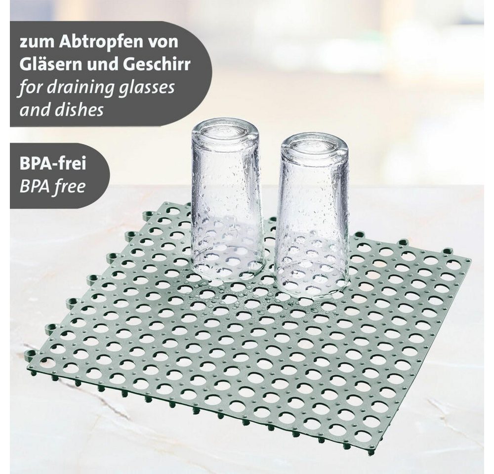 WESTMARK Abtropfmatte 2 Abtropfmatten »Bar«, flexible Geschirrmatten – Bild 4 von 5