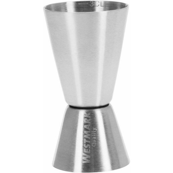 WESTMARK Barmaß Jigger für Cocktails, 2 Maßeinheiten: 2/3 cl, Edelstahl