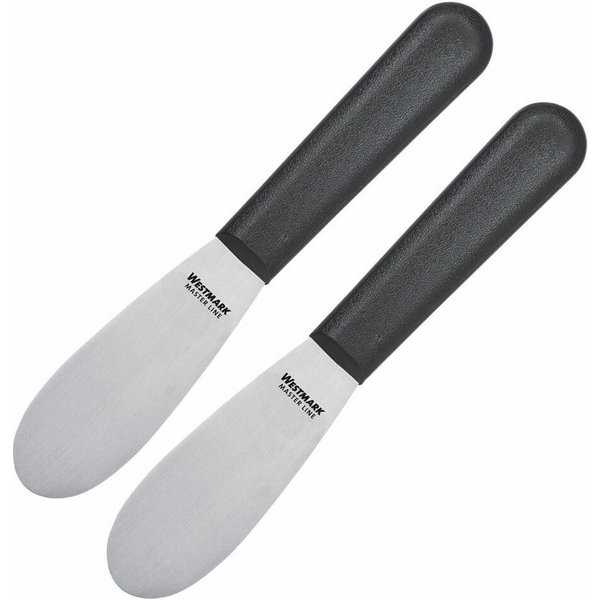 WESTMARK Buttermesser 2 Stück, Klingenmaß: 3,3 x 8,5 cm, Länge: 18,5 cm, Profi Messer Master