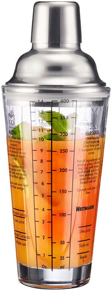 WESTMARK Cocktail Shaker Sam, Glas, 400 ml – Bild 2 von 5