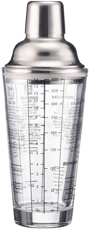 WESTMARK Cocktail Shaker Sam, Glas, 400 ml – Bild 3 von 5