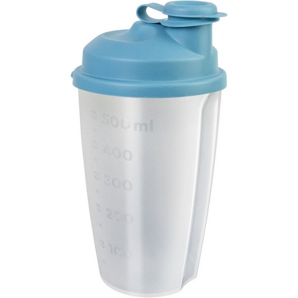 WESTMARK Dressing Shaker mit Mess-Skala, Mix- und Schüttelbecher, herausnehmbarer Mixscheibe, PP, PE