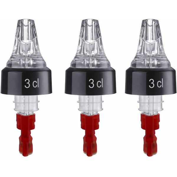 WESTMARK Flaschenausgießer »Auto-Pour«, 3 cl, glasklar, 3 Stk. Dosierausgießer