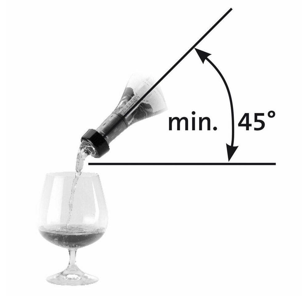 WESTMARK Flaschenausgießer »Auto-Pour«, 3 cl, glasklar, 3 Stk. Dosierausgießer – Bild 2 von 5