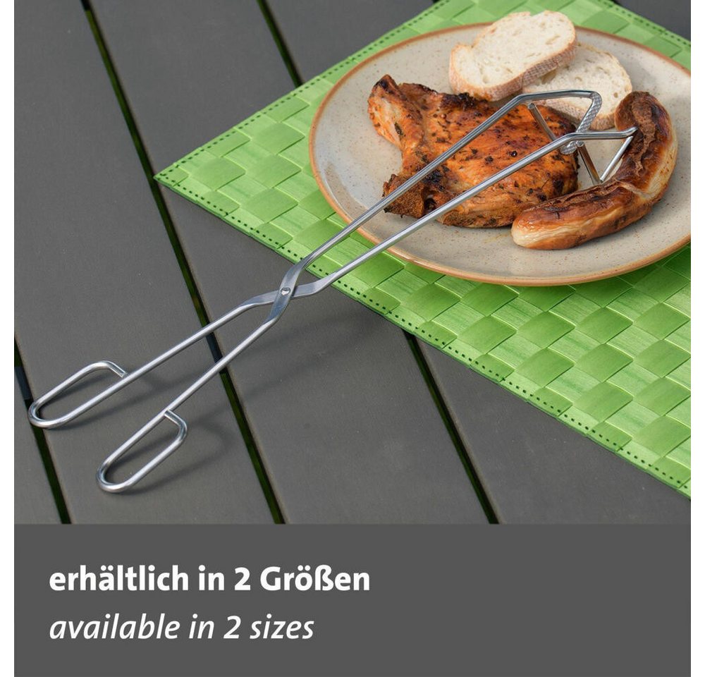 WESTMARK Grillzange /Bratenzange, Rostfreier Edelstahl, Länge: 37,2 cm, Silber – Bild 4 von 4