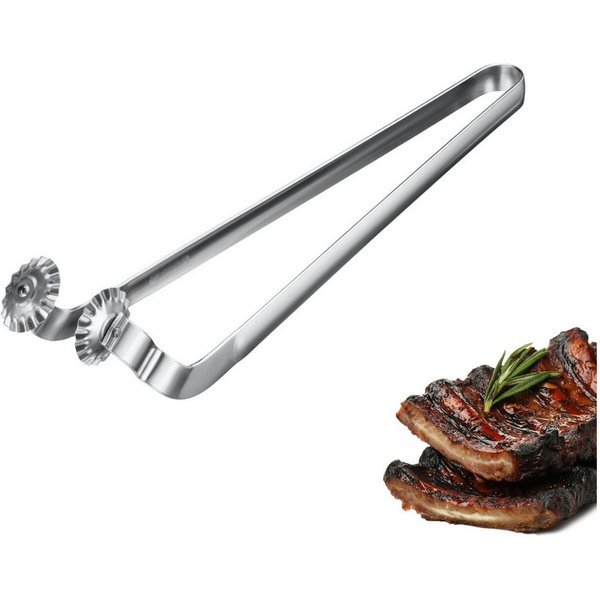 WESTMARK Grillzange Twistmaster, 1 Stk. – Wurstzange mit drehbarem Greifer – Robuste Fleis