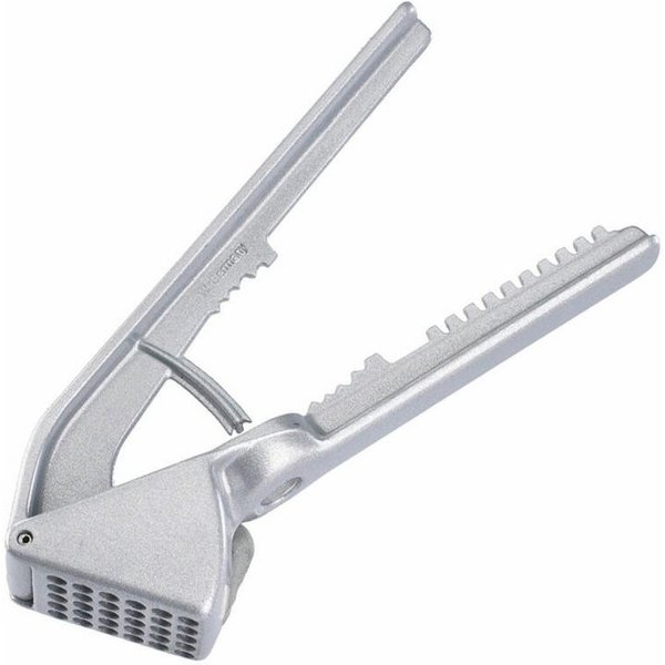 WESTMARK Knoblauchpresse 4 in 1, Länge: 16 cm, Mehrzweckpresse/Nussknacker/Entkerner/Fischentsc, Aluminium, lebensmittelecht, spülmaschinengeeignet, Made in Ger