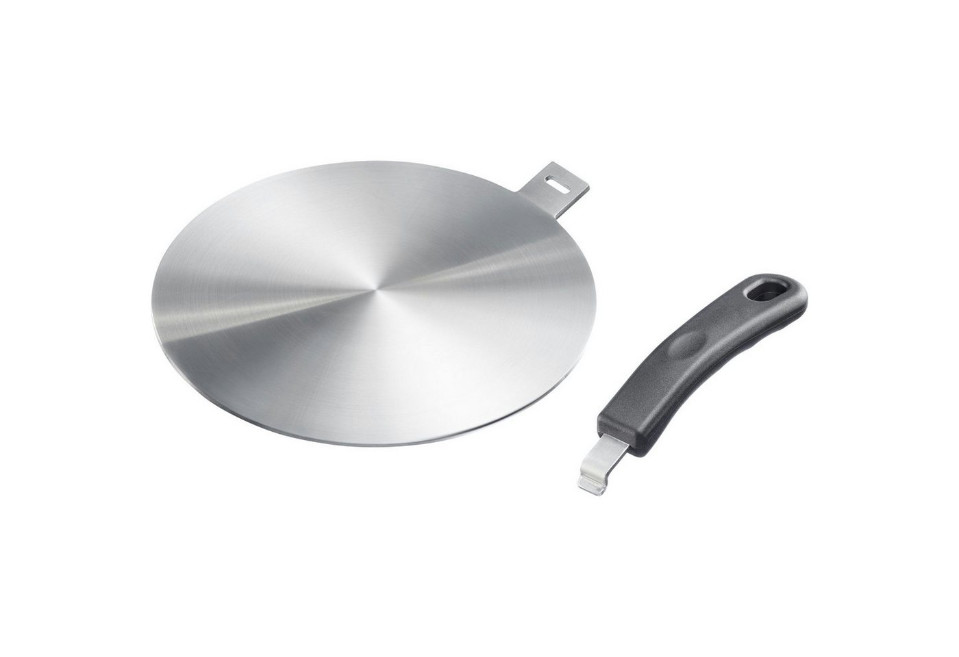WESTMARK Kochfeld-Adapter Induktionsadapterplatte, Ø 28 cm, Zubehör für nicht-magnetische Töpfe und Pfannen, abnehmbarer, wärmeisolierter Griff – Bild 2 von 5