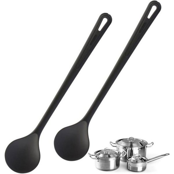 WESTMARK Kochlöffel 2 Stück, »Gentle«, Rührlöffel, hochhitzebeständig, spülmaschinengeeignet, Made in Germany