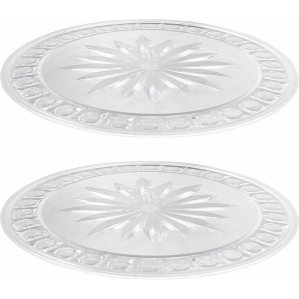 WESTMARK Kuchenplatte 2 Tortenplatten, Ø 31 cm, Glasoptik, Bruchunempfindlich, Kunststoff, PS