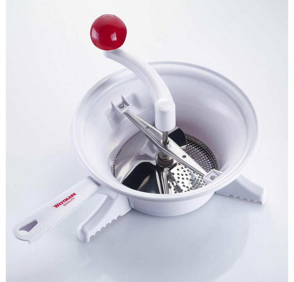 WESTMARK Küchensieb Passiermaschine, ø 23 cm, hochwertiger Kunststoff/Rostfreier Edelstahl, ABS – Bild 2 von 5