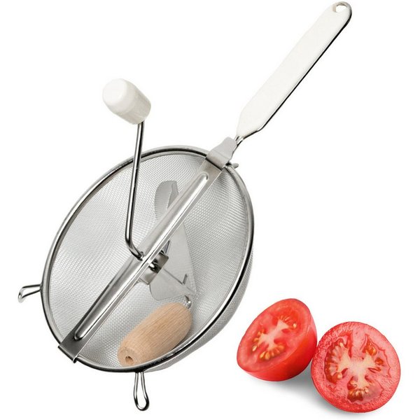 WESTMARK Küchensieb Passiersieb, Durchmesser: 20 cm, Rostfreier Edelstahl/Kunststoff, ABS