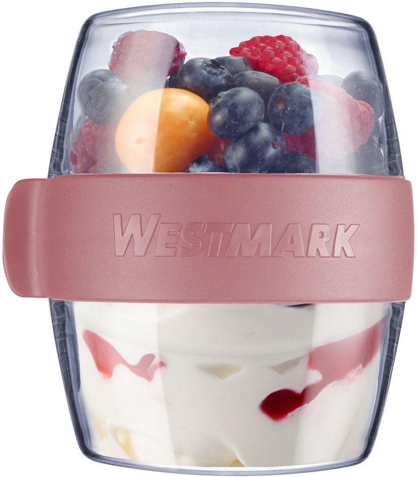 WESTMARK Lunchbox Pocketbox »Maxi«, 700 ml, Kunststoff, (1-tlg), Meal-Prep Dose to go, 2 x 350 ml, für Joghurt, Obst, Gemüse – Bild 2 von 3
